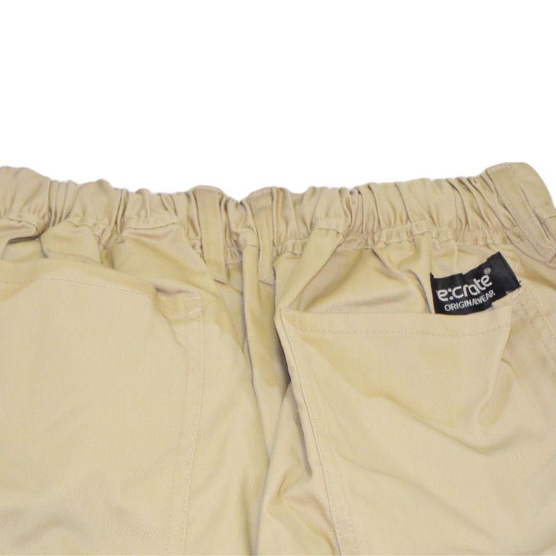 SALE re:create EASY PANTS (REC LOGO) BEIGE ワークパンツ/カーゴ