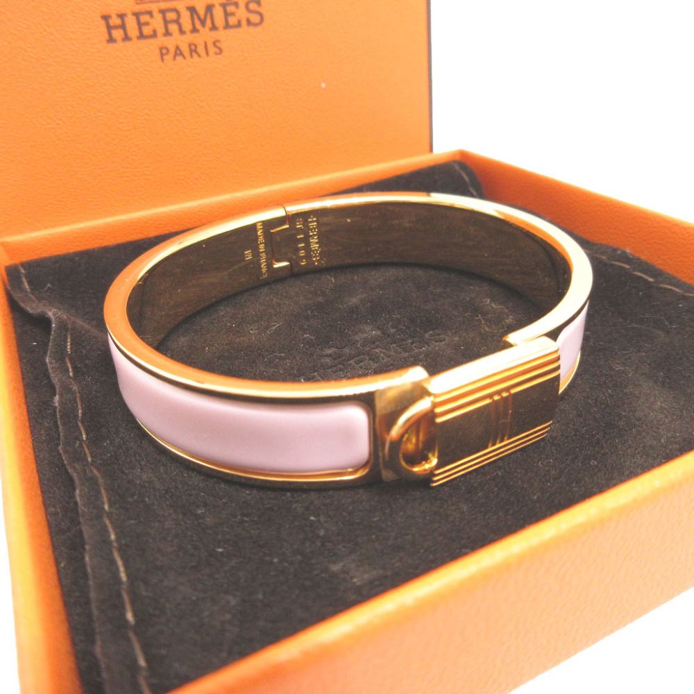 HERMESエルメスバングル ローズゴールド/ドラジェ HERMES エルメス