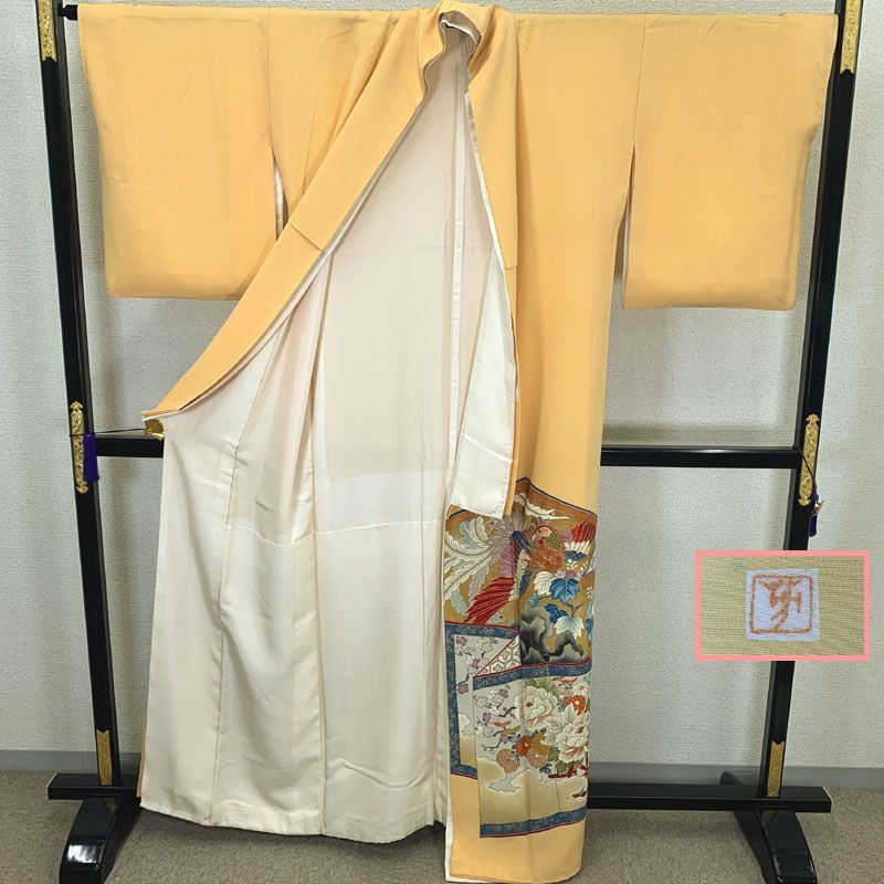 409aa2◇セミアンティーク着物 大正ロマン 昭和レトロ 和洋MIX