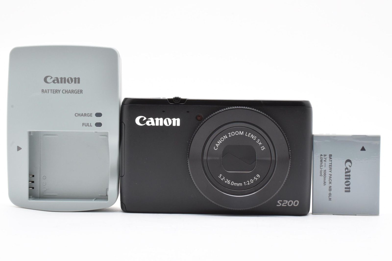 ☆良品☆ Canon キャノン PowerShot S200 PC2033 ブラック