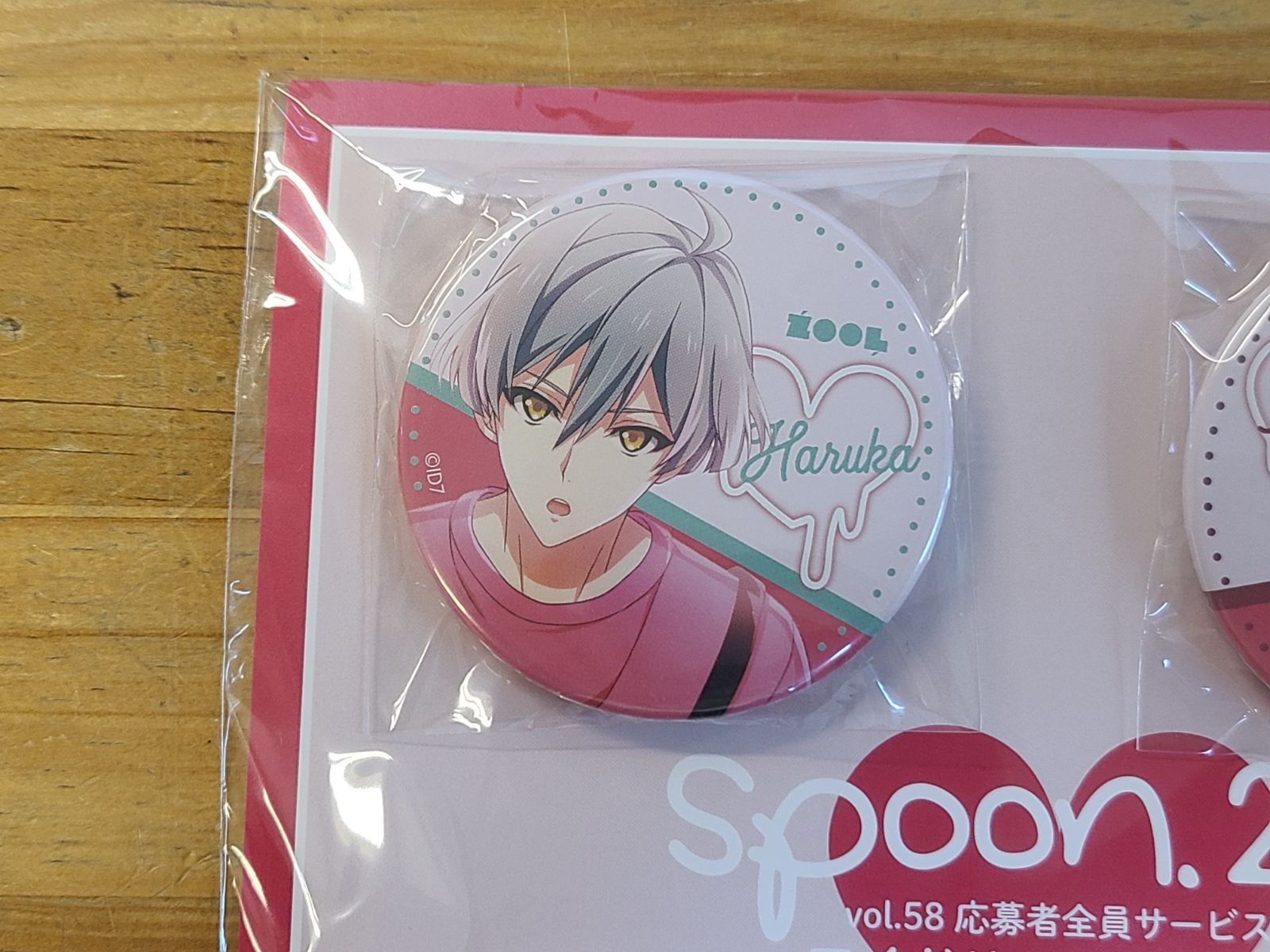 新品未開封品 アイドリッシュセブン アイナナ 缶バッジ spoon. 未開封 アイドリッシュセブン spoon.2Di vol.58 応募者全員サービス 缶