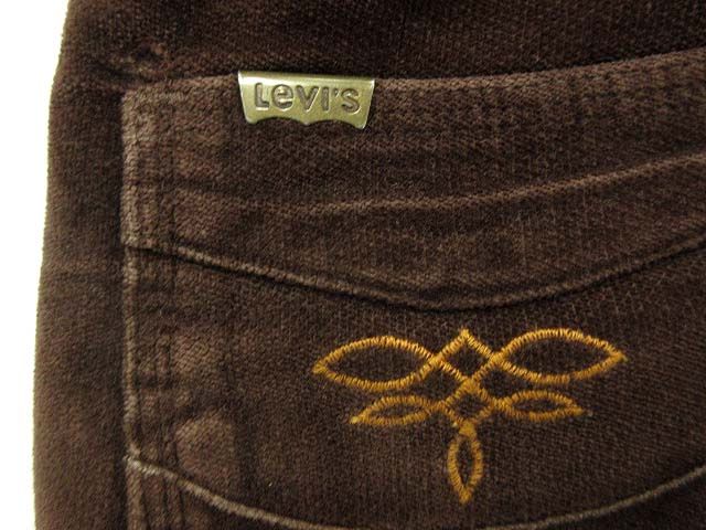 リーバイス Levi's 70s 508 ベロア パンツ ブーツカット フレア