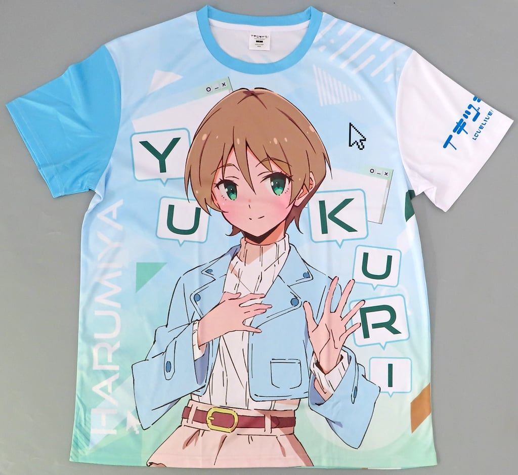 イキヅライブ 春宮ゆくり フルグラ Tシャツ ホップアップ 制服 中古】Tシャツ 春宮ゆくり 始まりたい? フルグラフィックTシャツ