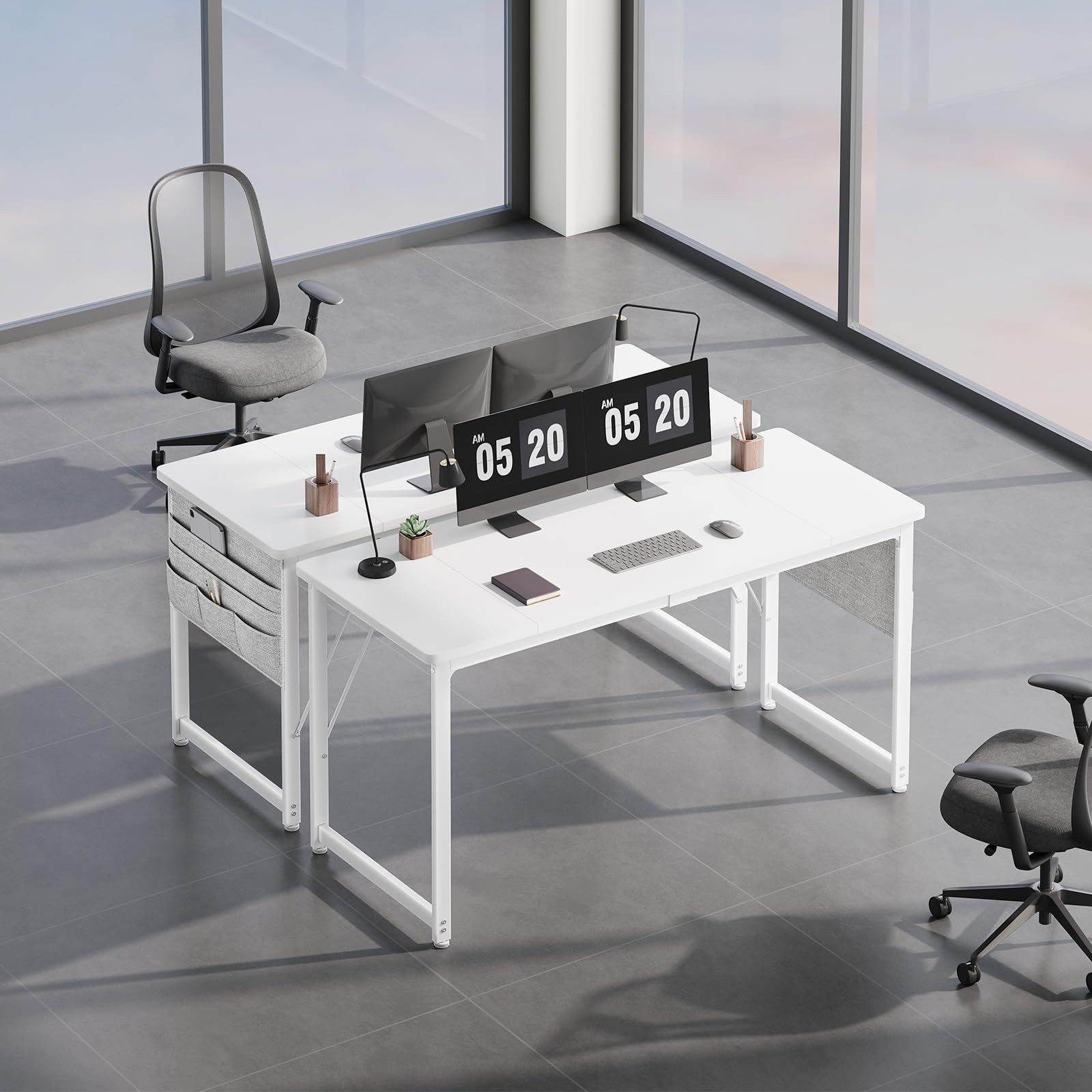 YeTom 机 デスク パソコンデスク pcデスク 幅140*奥行60cm つくえ 収納 