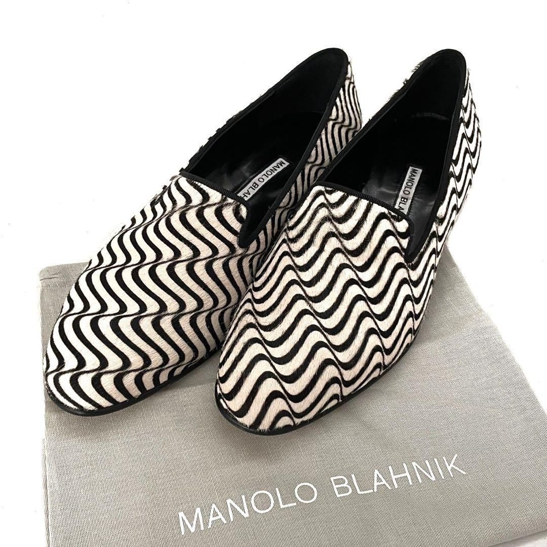 MANOLO BLAHNIK マノロブラニク ローファーシューズ オペラシューズ