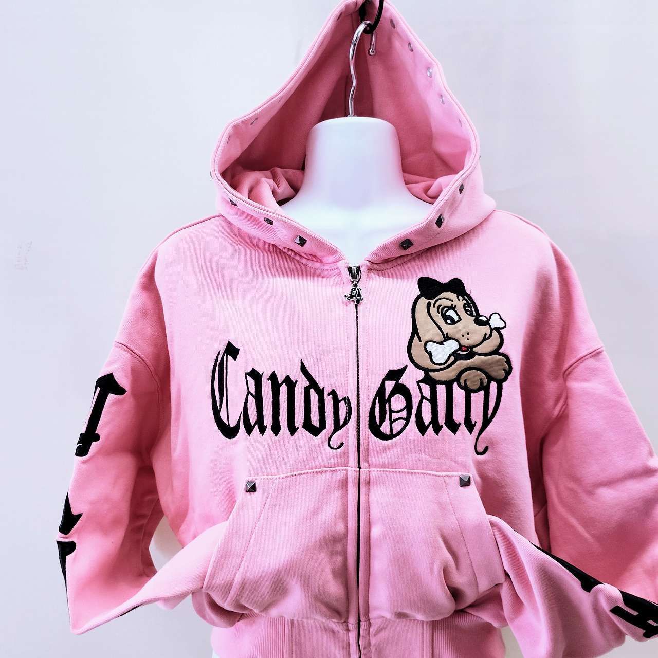 キャンディガルフィー CANDYGALFY エンジェルギャルパーカー ピンク Fサイズ メス犬サイズ