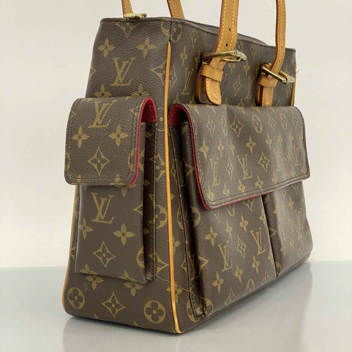 ルイ・ヴィトン LOUIS VUITTON ミュルティプリ シテ ショルダーバッグ バッグ PVCコーティングキャンバス モノグラム レディース  ブラウン系