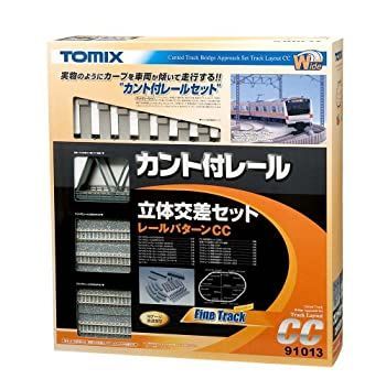 【】TOMIX Nゲージ カント付レール 立体交差セットCC 91013 鉄道模型用品