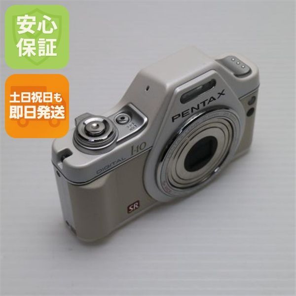 美品 Optio I-10 パールホワイト 即日発送 PENTAX デジカメ デジタル 