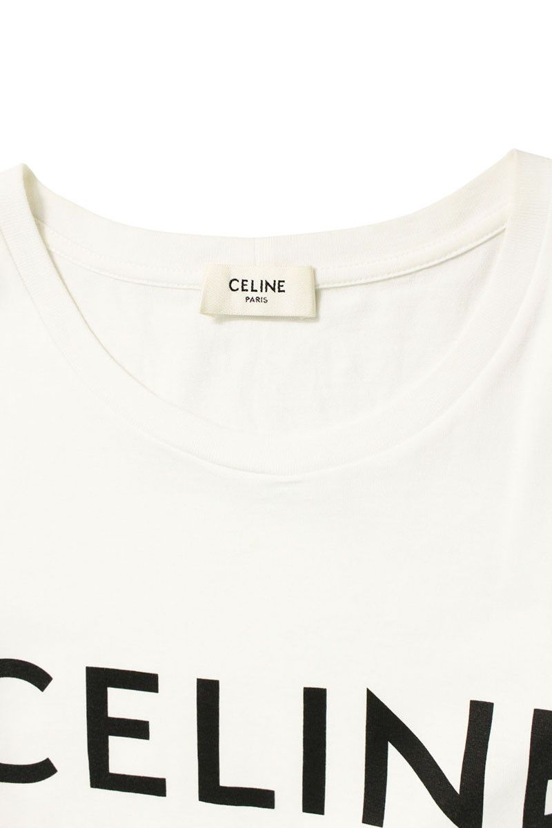 セリーヌ 2X314916G ロゴプリントTシャツ レディース XS - メルカリ 