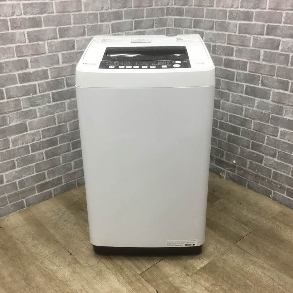 2024年春の 5.5kg 全自動洗濯機 ハイセンス 縦型 【中古 2018年製 HW-T55C 洗濯機