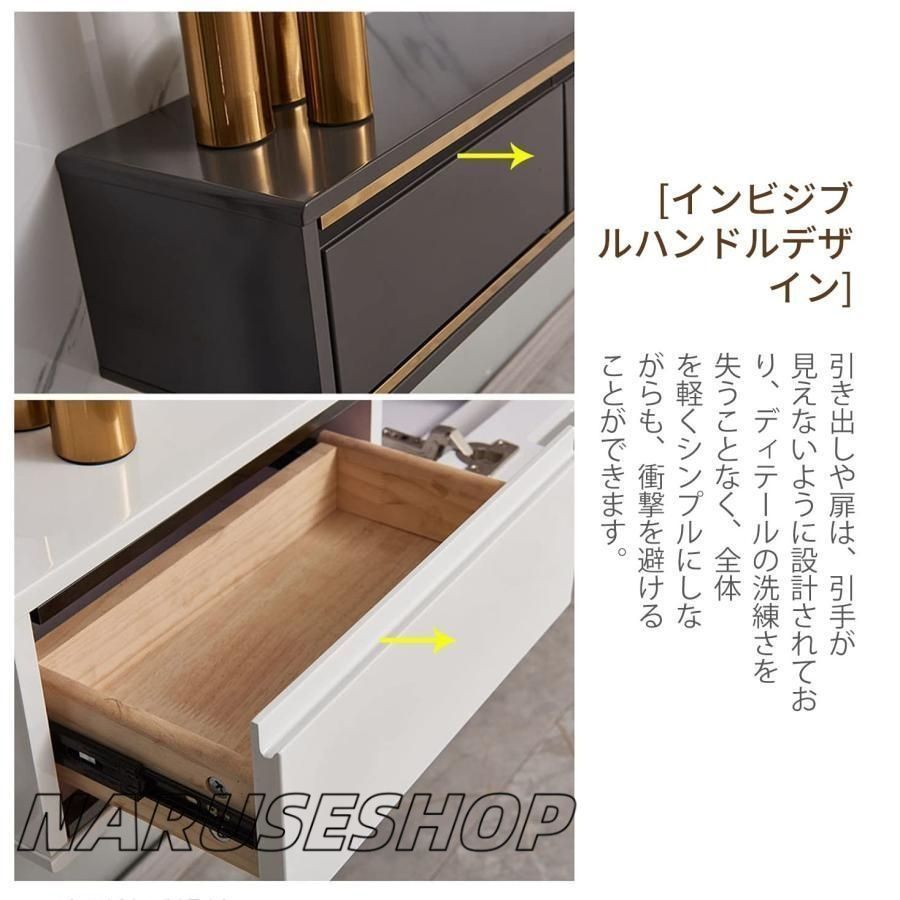 テレビボードコーナーローボード収納棚 壁掛けTVキャビネットメディアコンソール
