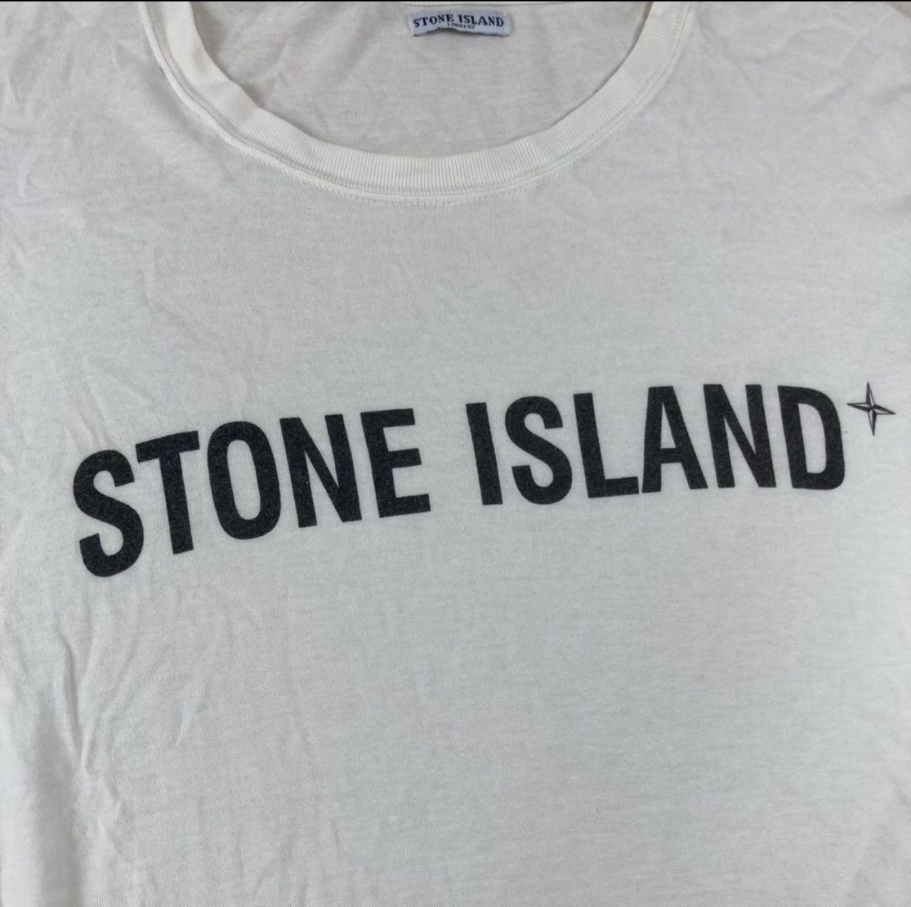 希少品☆STONE ISLAND デザイン ロングシャツ STONE ISLAND ホワイトロンT