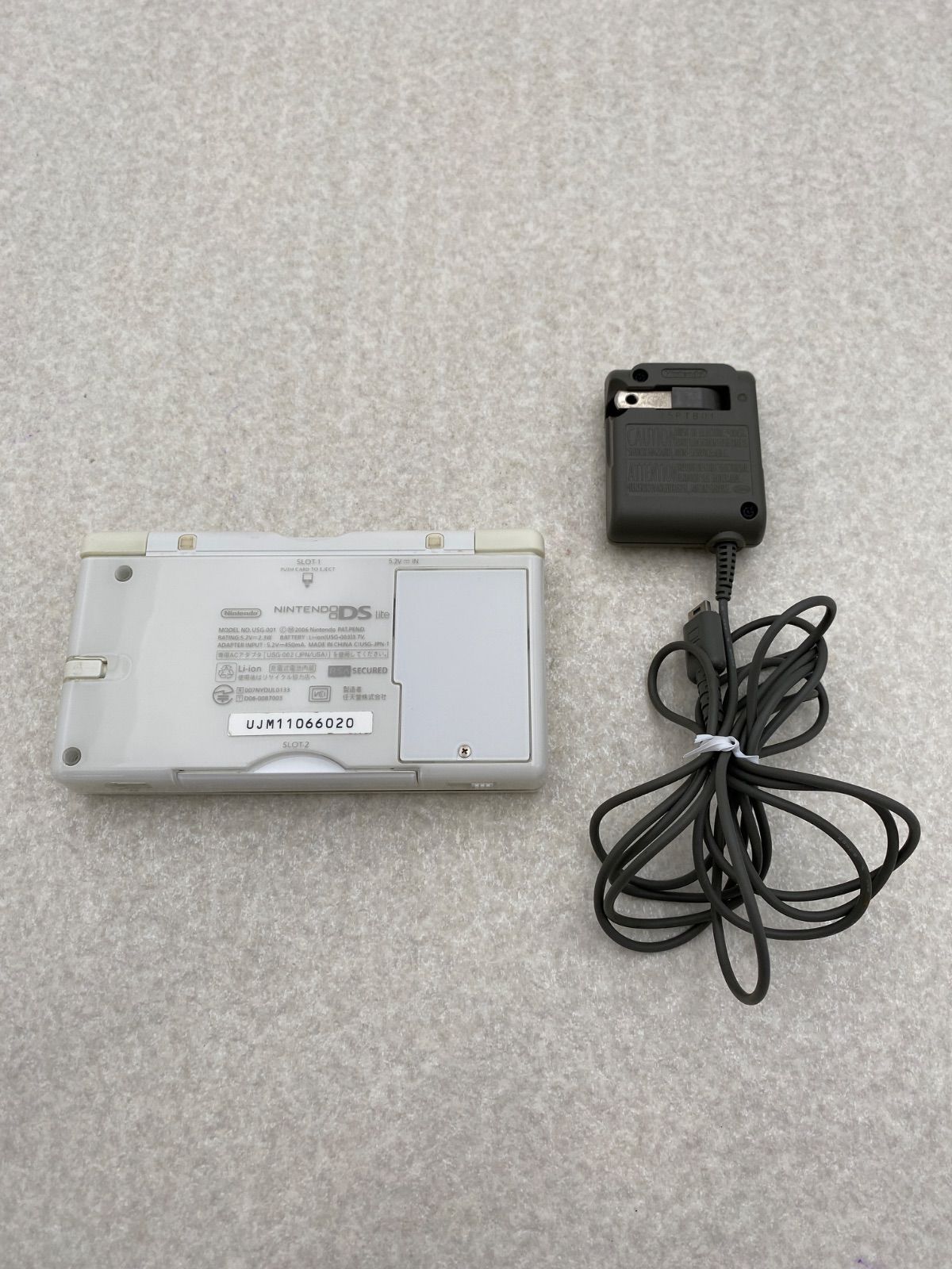 ニンテンドーDS - ★動作品★　ニンテンドー DS Lite クリスタルホワイト　箱説明書充電器付属 状態良好/メンテ済み】ニンテンドーDS Lite クリスタルホワイト