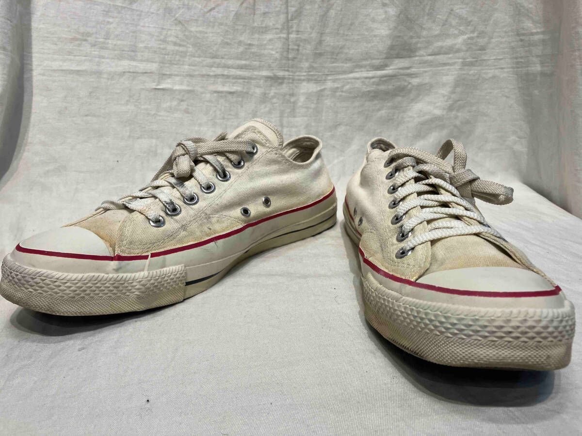 80s CONVERSE コンバースUSA製 ALL STAR Low スニーカー 29.5 ホワイト 