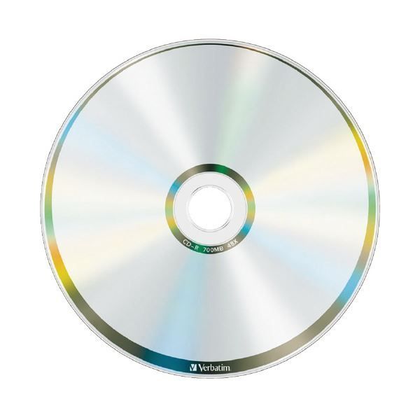 (まとめ) バーベイタム データ用CD-R 700MB ホワイトワイドプリンターブル 5mmスリムケース SR80SP10V1 1パック(10枚)  【×10セット】