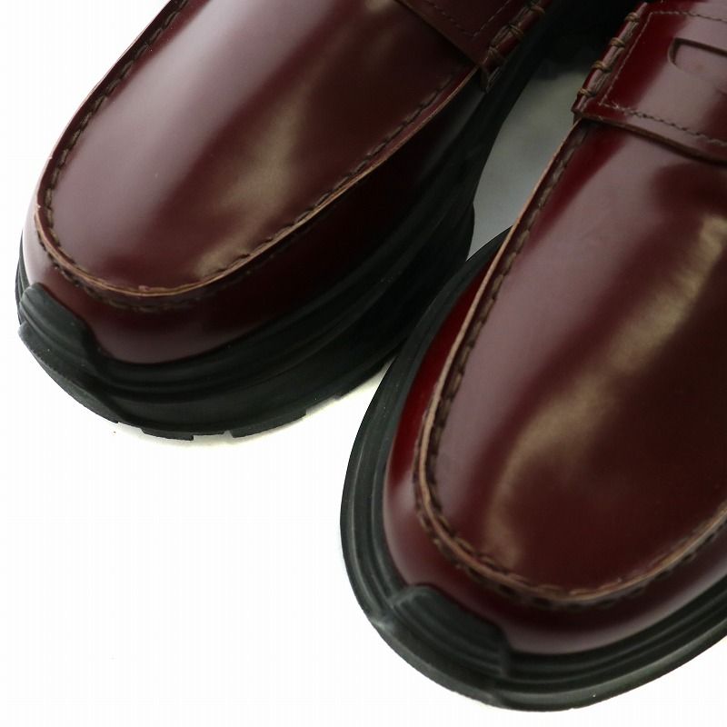 マルジェラブラウンレザー ローファー サイズ43 マルタンマルジェラ Martin Margiela ローファー レザー 厚底