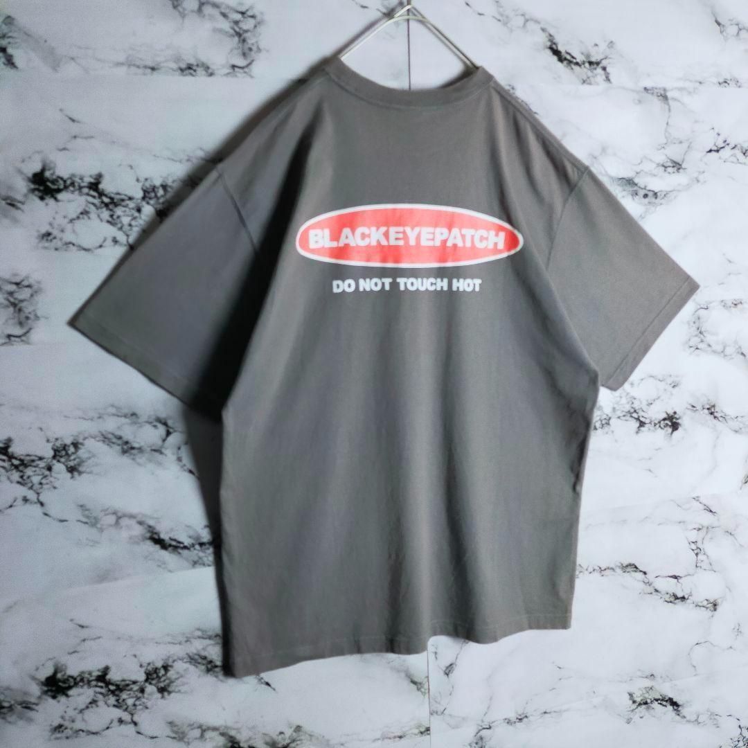 ブラックアイパッチ Tシャツ センタープリントロゴ 即完売入手困難 入手困難ブラックアイパッチ☆センターロゴ Tシャツ 即完売品 人気L