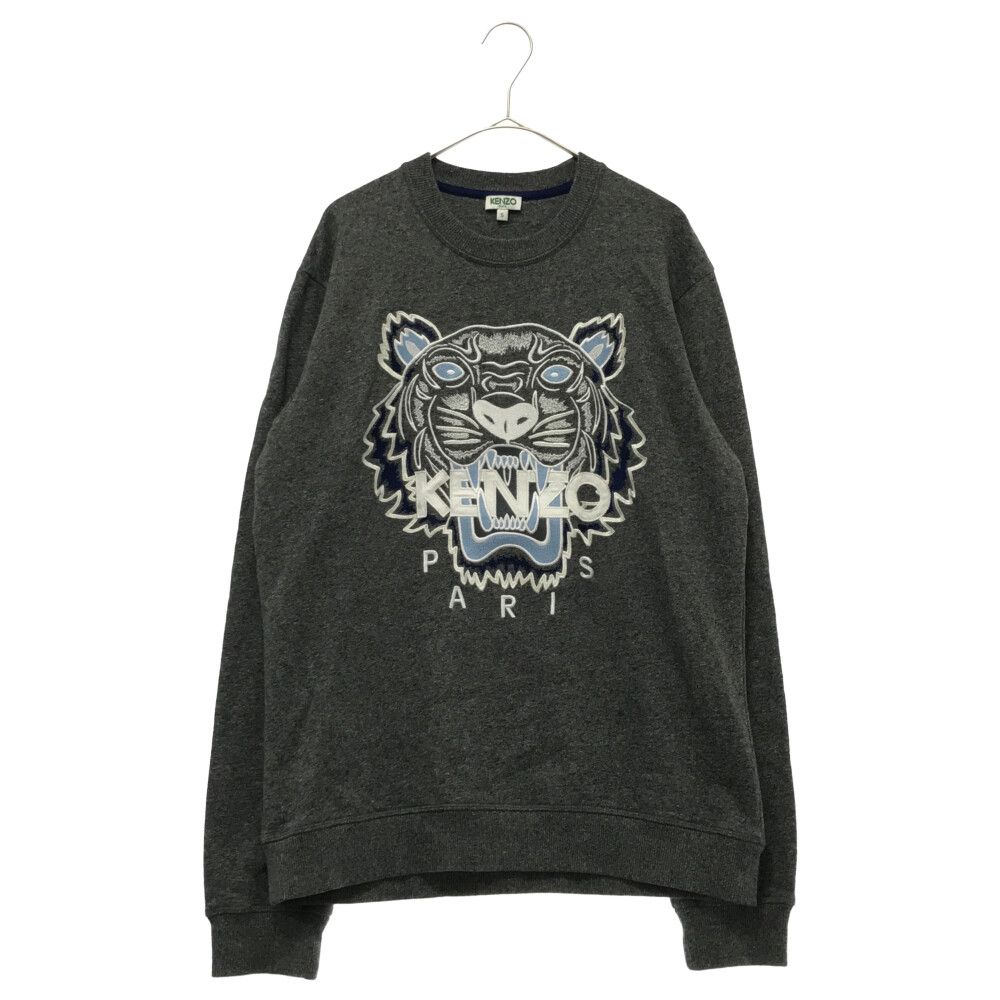 KENZO (ケンゾー) タイガー刺繍パッチ クルーネックスウェット