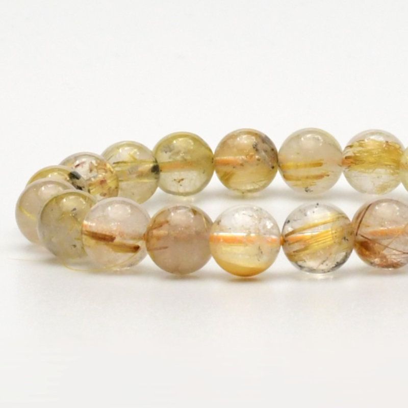 シルバールチルクォーツ ブレスレット 12.5mm シルバールチルクォーツ ブレスレット 12.5mm