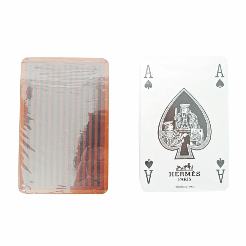 未使用品 エルメス HERMES トランプ カード ゲーム 2セット エルメス HERMES トランプ カードゲーム 2セット 箱付き 青 赤