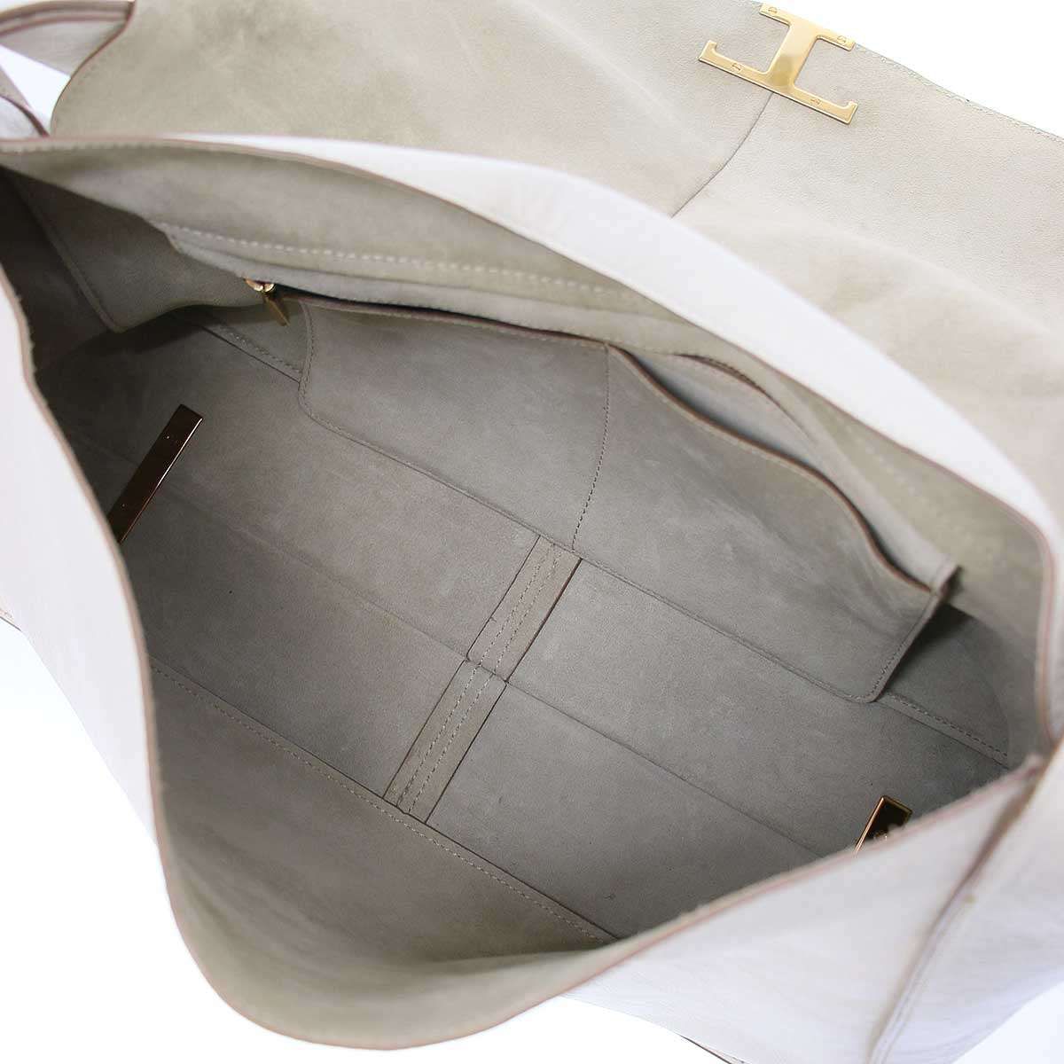 TOD’S トッズ TIMELESS ワンショルダーレザーバッグ  ホワイト 女性 ホワイト T タイムレス レザー ショルダー バッグ スモール