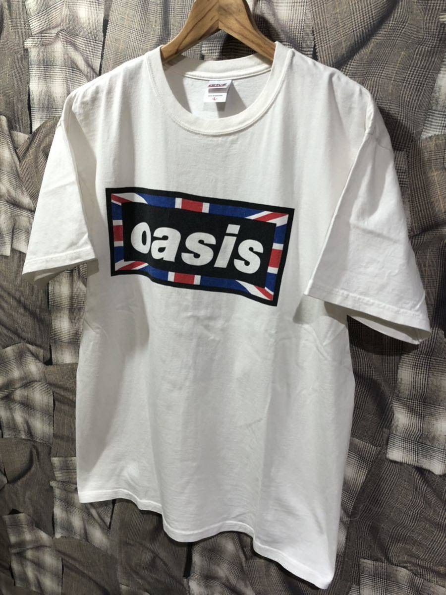 アンビル製 OASIS オアシス 00年代 アンビル ユニオンジャック ロゴT