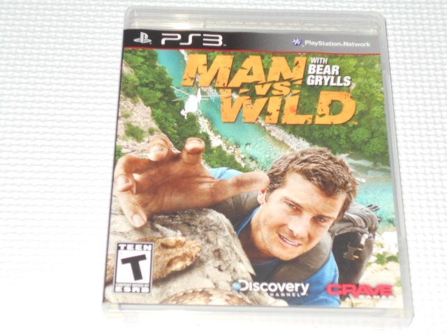 PS3★MAN VS. WILD 海外版 北米版★箱付・説明書付・ソフト付★動作確認済