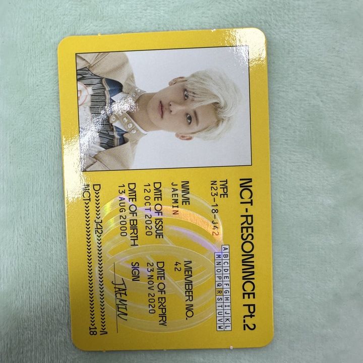 NCT 2020 Resonance Departure キノ ジェミン トレカ $_12.JPG?set_id=880000500F