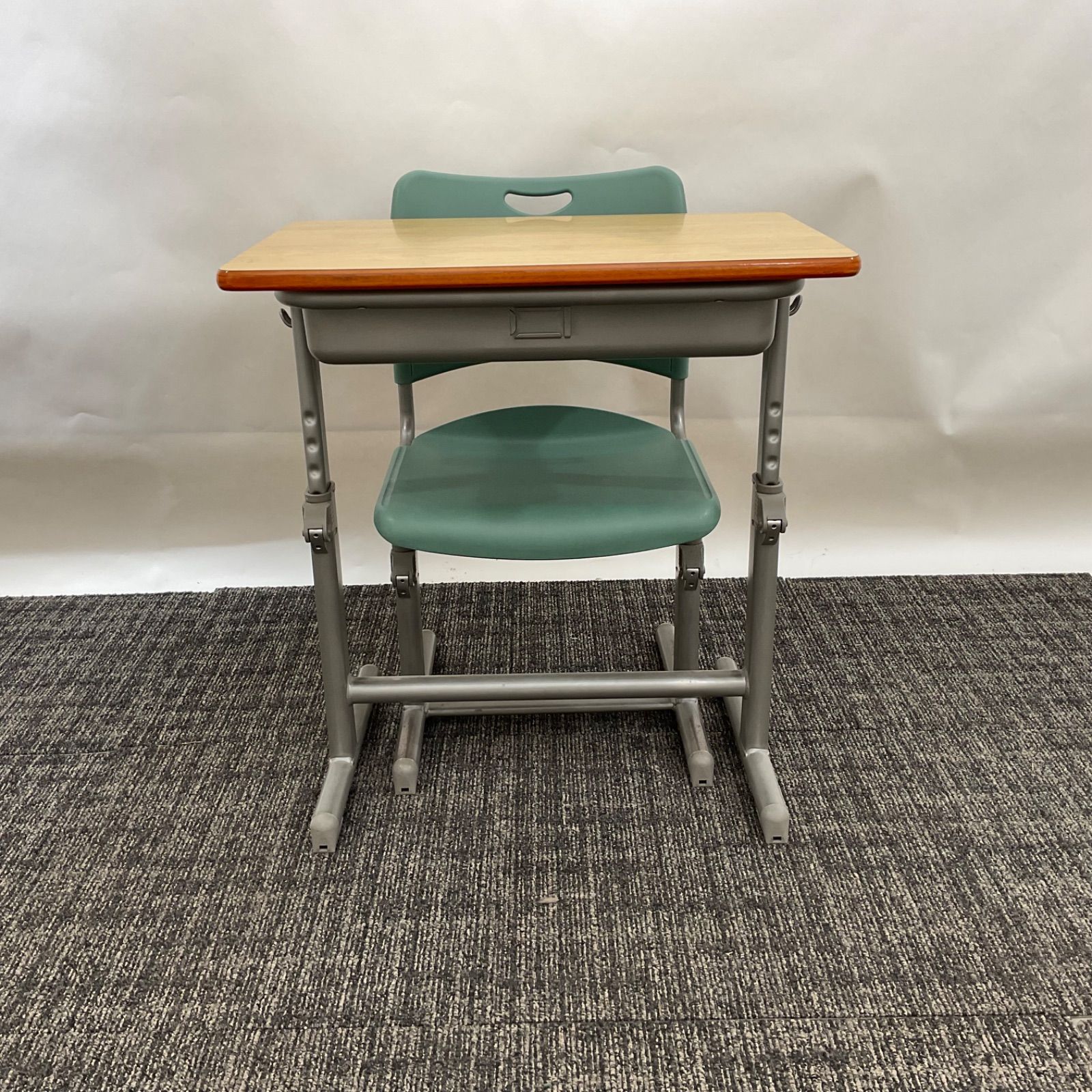 HOUTOKU ホウトク 学生机椅子 RX2型 机 動作良好!! 清掃済み!!