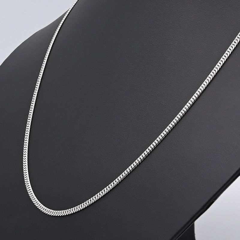 PT850(プラチナ) 喜平ネックレス 6面カットダブル 11.2g 50cm 新品 