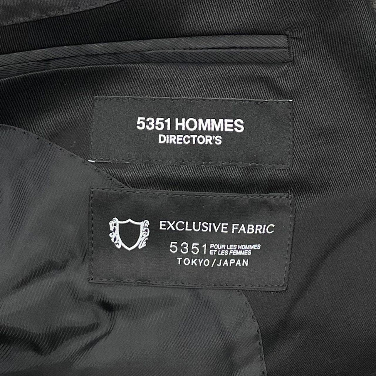 定価82500円 未使用品 5351 HOMMES DIRECTORS ピークドラペル 1B