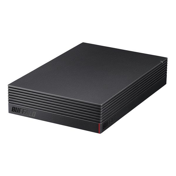 【新品･最短当日出荷】BUFFALO  バッファロー 外付けハードディスク CMRHDD採用6TBHDD PC用＆TV録画用 ブラック HD-NRCD6U3-BA (2582277)