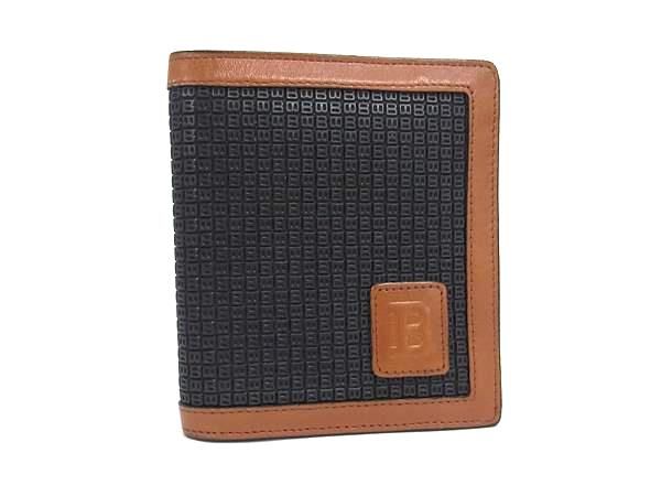 未使用　BALLY バリー 二つ折り財布  レザー □美品□ BALLY バリー レザー×PVC 二つ折り 財布 ウォレット
