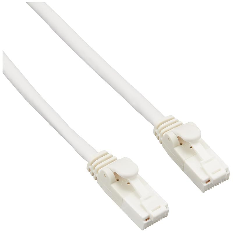 エレコム LANケーブル CAT6 15m ツメが折れない 爪折れ防止コネクタ 簡易パッケージ RoHS指令準拠 ホワイト LD-GPT/WH15/RS 1