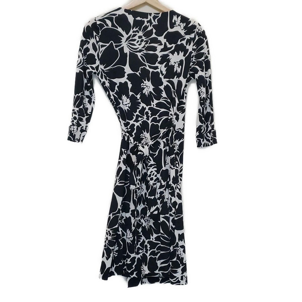 H1920-92新品ダイアンフォンファステンバーグシルク花柄フレアワンピース ダイアンフォンファステンバーグDIANE VON FURSTENBERG シルク