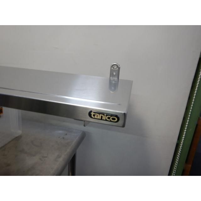 タニコー 業務用 ステンレス 平棚 W1200 D300 H205ｍm TX-H-120 受けスライド式 厨房 厨房棚 吊り棚 ステンレス棚 三角棚 TRE-H-120