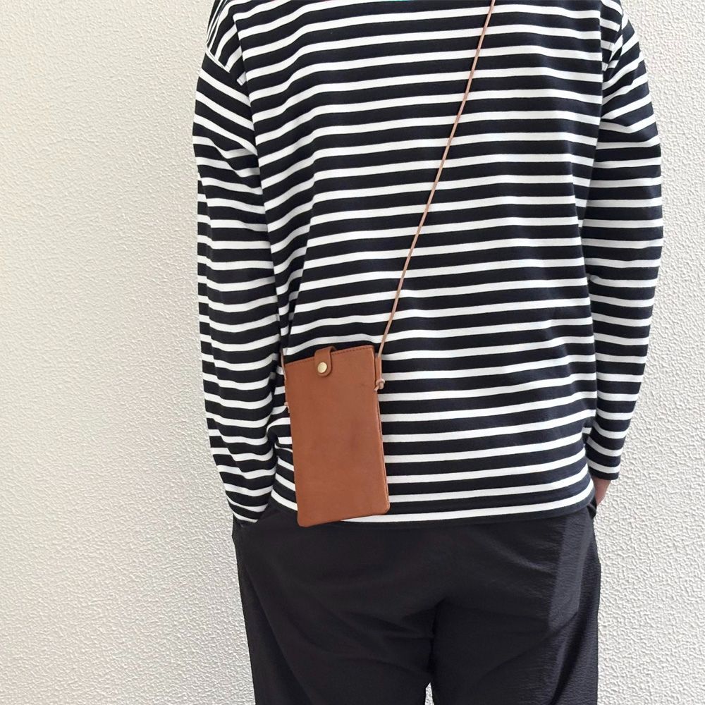 レザーネックポーチ 姫路産牛革 FS0489N