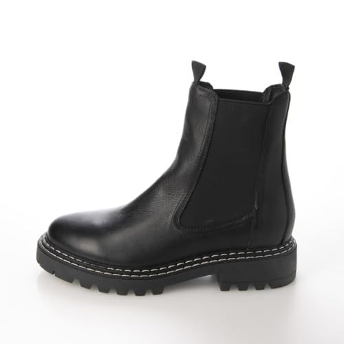 イーボル ファッションブーツ 本革トラックソールホワイトステッチブーツ BL その他 フェイスケア コスメ 美容