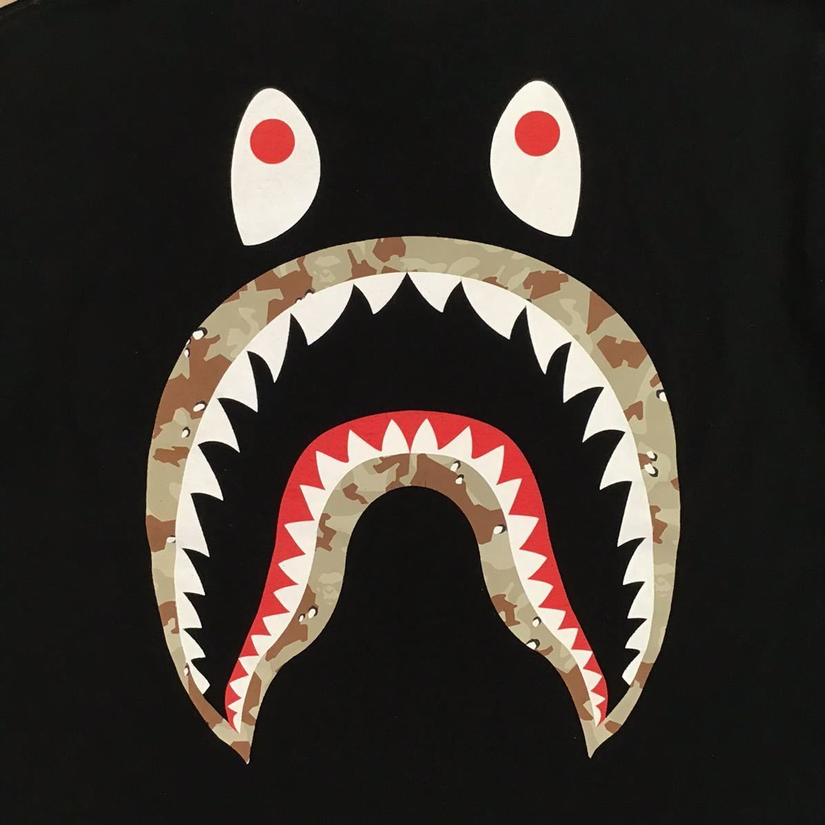 ☆激レア☆ Stussy × BAPE camo shark Tシャツ Mサイズ a bathing ape 