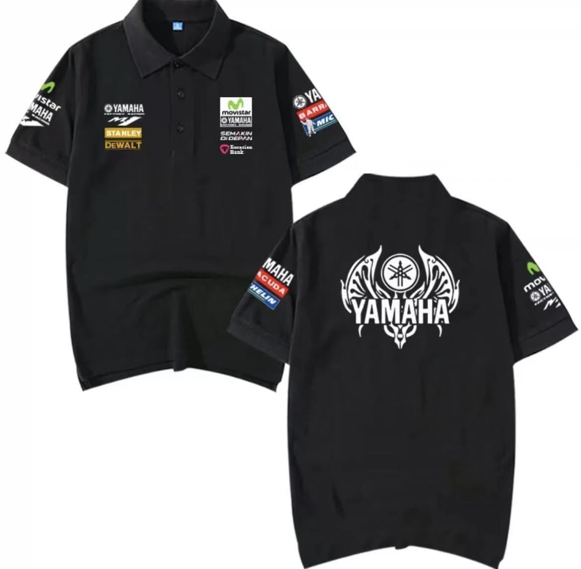 Movistar Yamaha MotoGP チーム ポロシャツ 新品未使用 ☆アウトレット☆新品 M MotoGP YAMAHA Poloシャツ レーシング