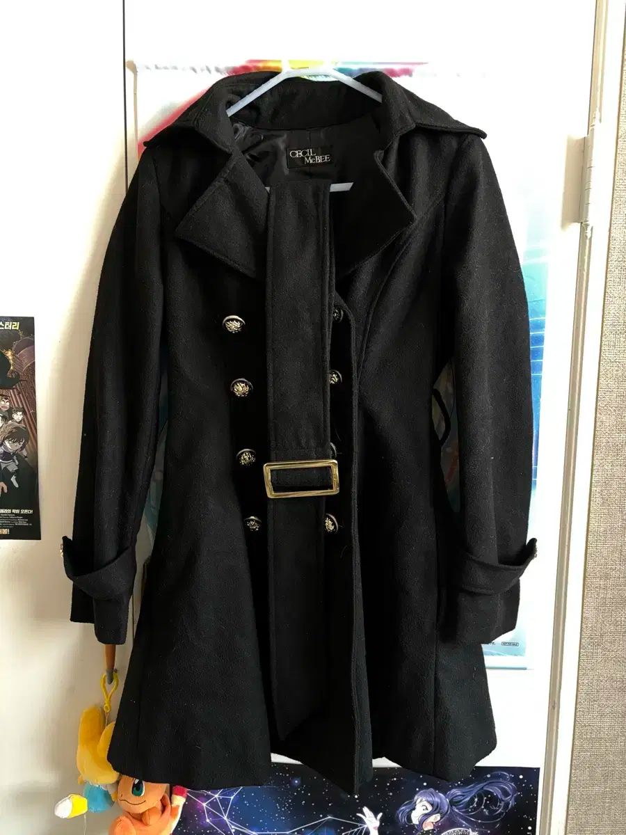 ◇未使用◇ セシルマクビー フォックスファー付manyway コート Mサイズ