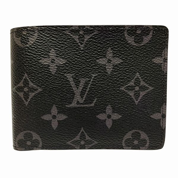 ルイヴィトン Louis Vuitton モノグラム エクリプス ポルトフォイユ ミュルティプル M61695 2つ折り財布 メンズ