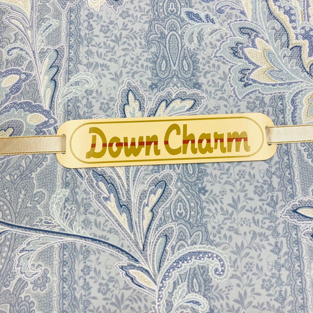 京都西川 羽毛掛けふとん シングルサイズ 布団 atfive ブルー系