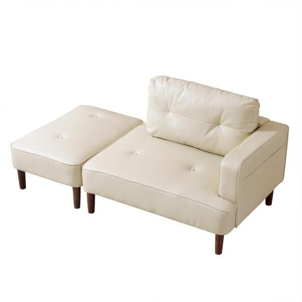 ソファベッド PUレザー