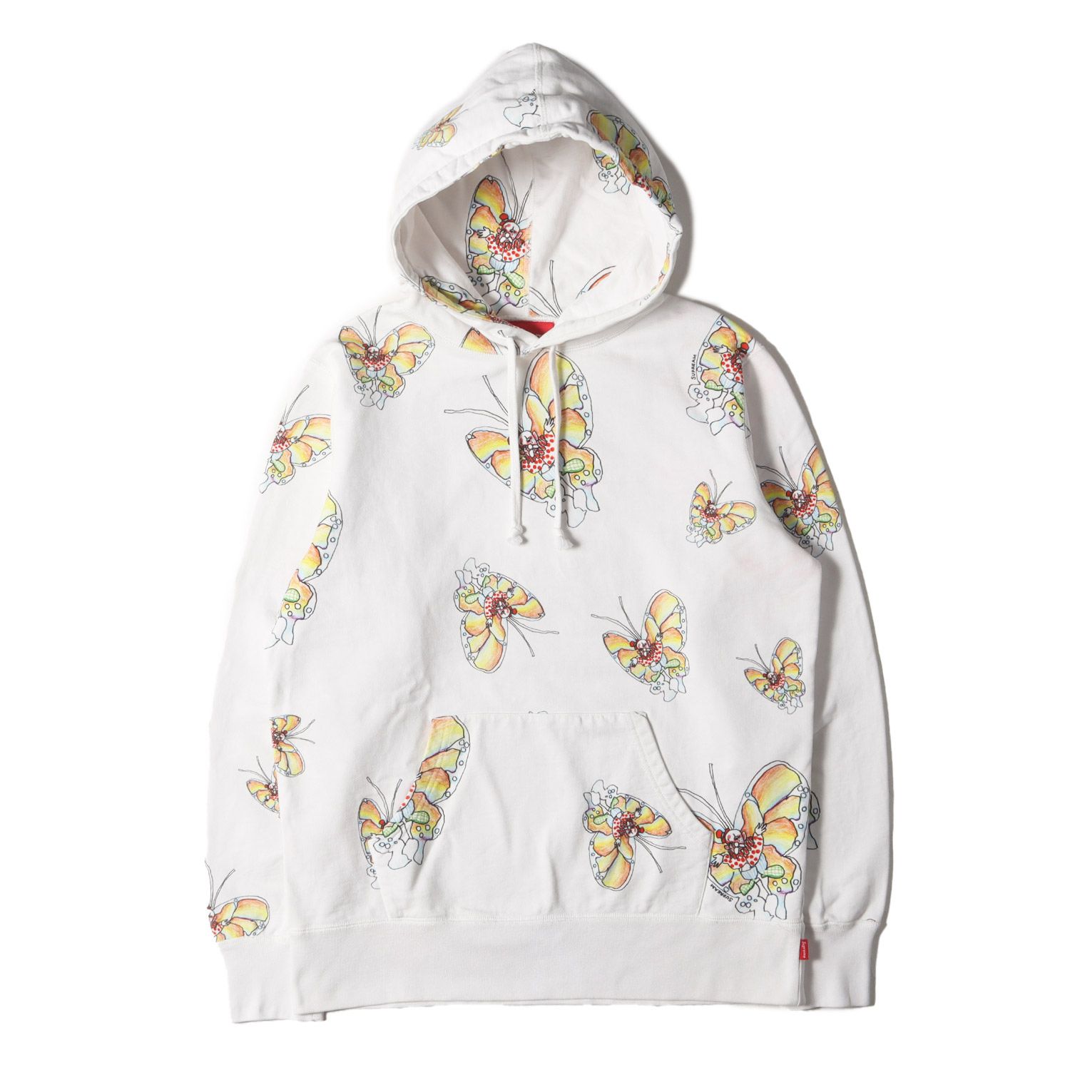シュプリーム Sサイズ ゴンズ フーディー パーカー Supreme シュプリーム パーカー サイズ:S 16SS ゴンズ バタフライ柄