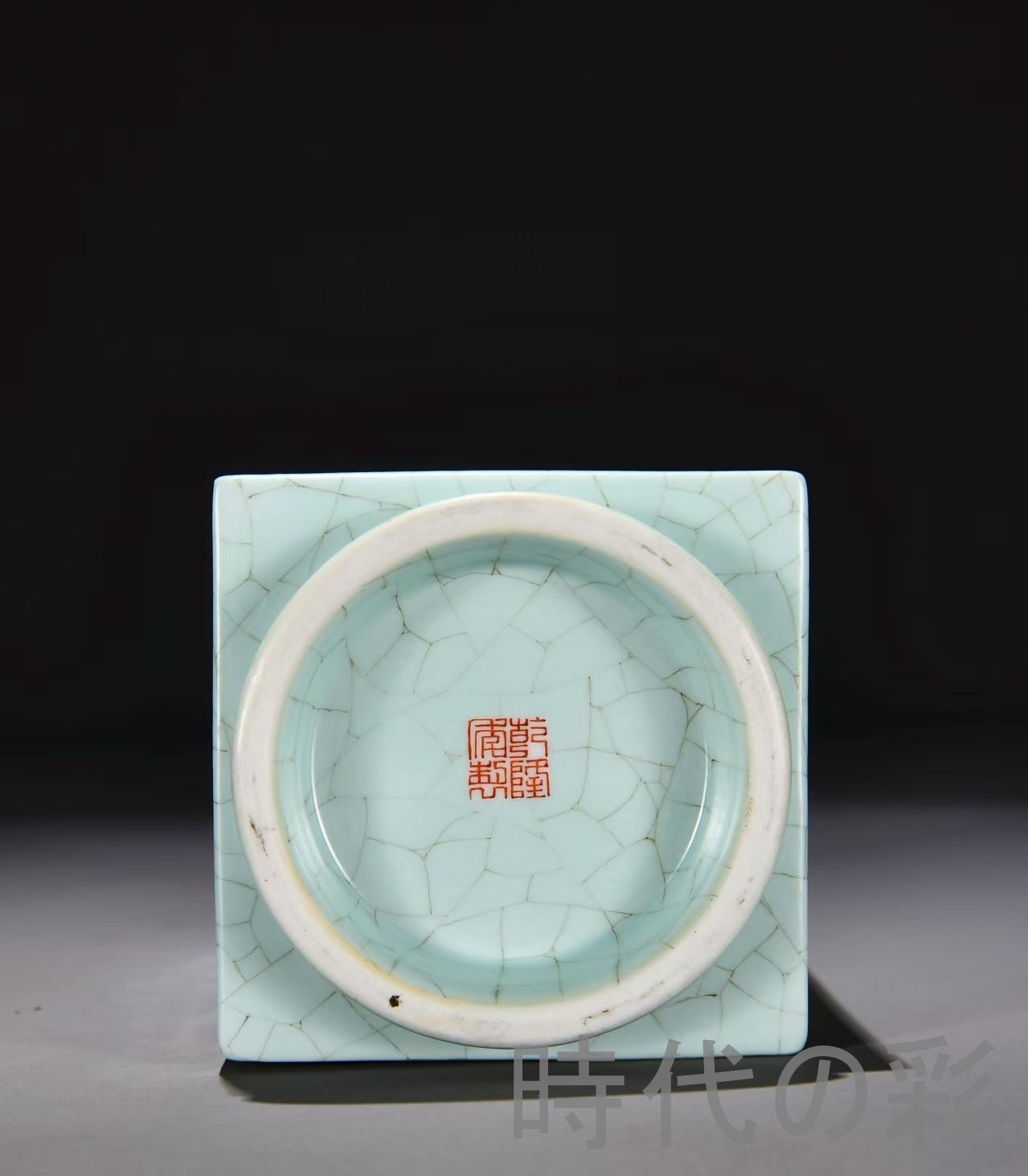 中国古美術 清・乾隆 粉彩 山水詩文 琮式瓶 壺 花瓶 古陶磁 骨董品 唐