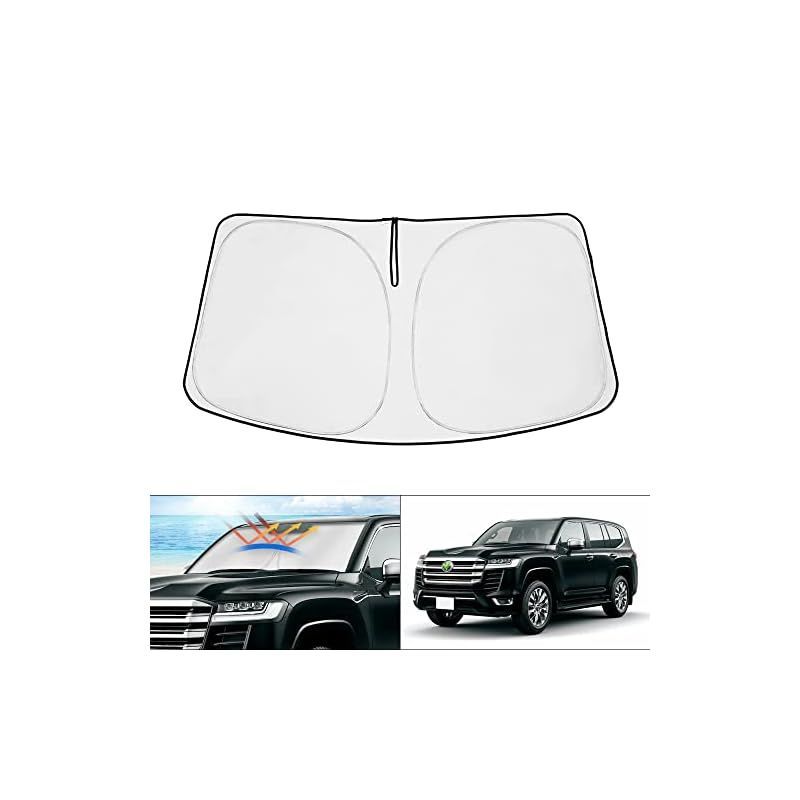 トヨタ との互換性あり 新型ランドクルーザー300 フロントサンシェード