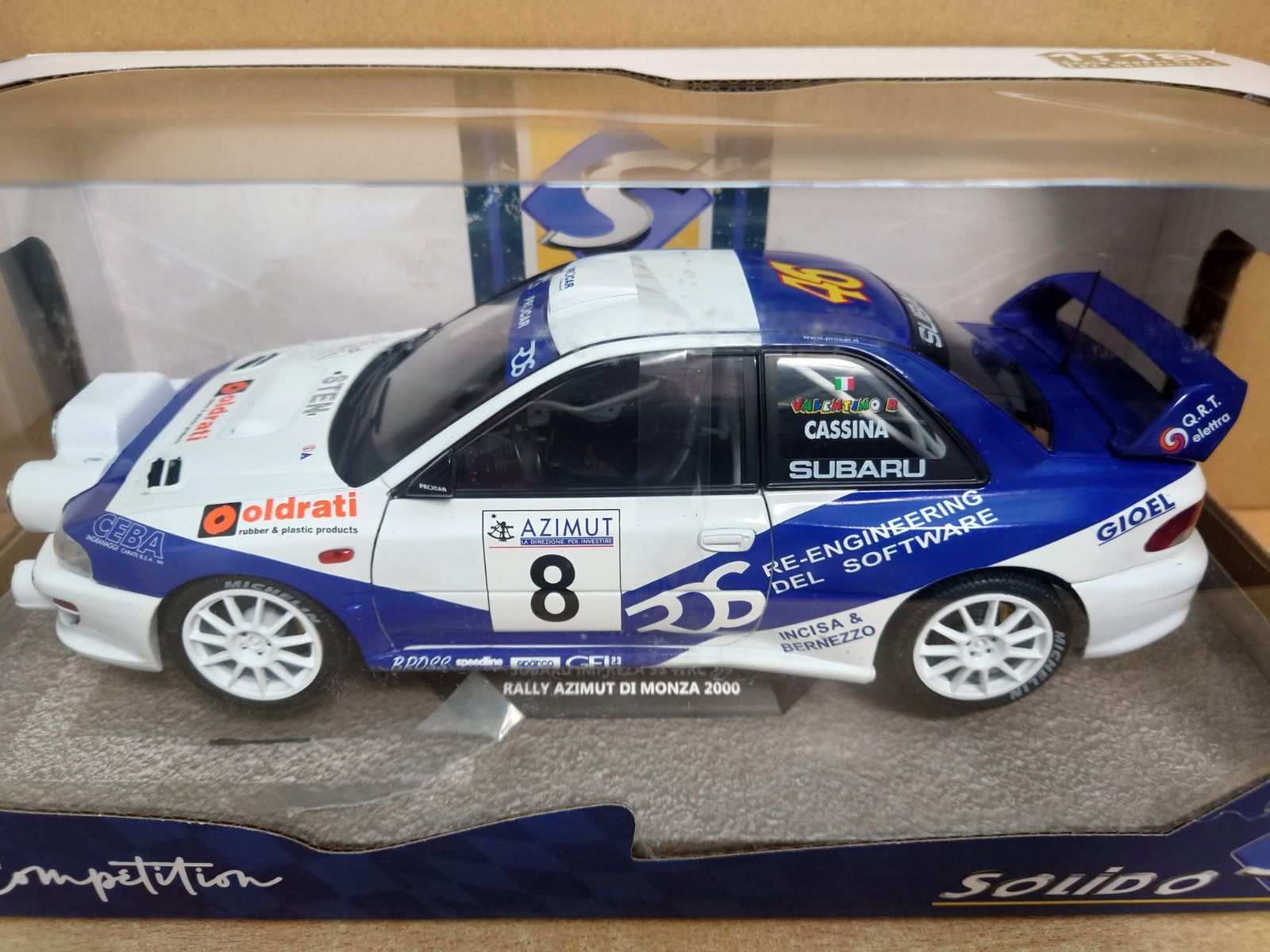 1/18 スバル インプレッサ S5 WRCラリー アジムット・ディ・モンツァ