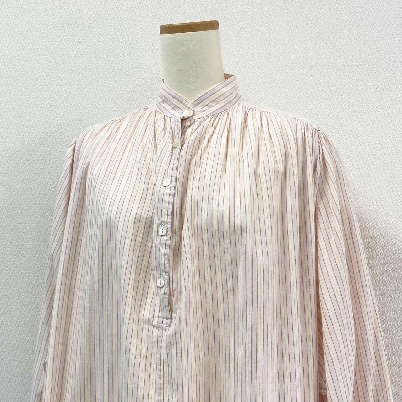 シャツワンピース ロング丈